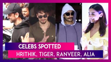 Celebs Spotted: Hrithik Roshan, Tiger Shroff, Ranveer Singh, Alia Bhatt & Others Spotted In The City