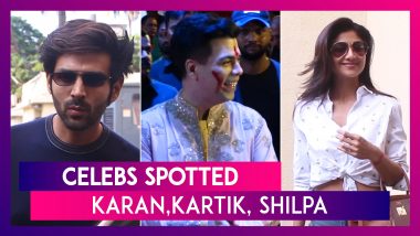 Karan Johar, Kareena Kapoor Khan, Kartik Aaryan & Others Seen In The City | Celebs Spotted