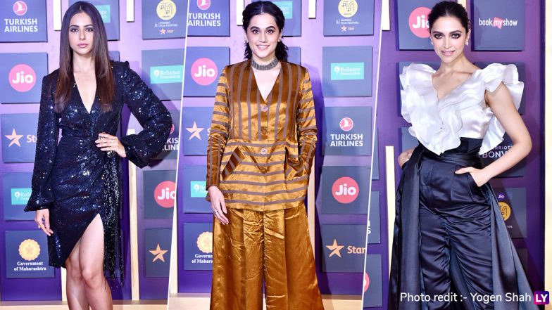 Jio MAMI Film Festival 2019: Deepika Padukone, Taapsee Pannu, Rakul Preet Singh Grace the Red Carpet at the Closing Ceremony (View Pics)