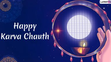 Karwa Chauth 2019 Romantic Messages for Boyfriend and Girlfriend: WhatsApp Stickers, GIF Image Greetings, Photos, Status, Insta Captions & SMSes to Wish on Karva Chauth