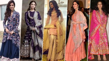 Karwa Chauth 2019: This Festive Season Ditch the Usual Red Outfits and Pick a Refreshing Colour Palette Approved by Disha Patani and Jennifer Winget