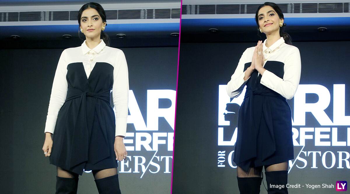 Yo or Hell No? Sonam Kapoor in a Shirt Dress Paired With Knee-Length Boots by Karl Lagerfeld Yo or Hell No? Sonam Kapoor in a Shirt Dress Paired With Knee-Length Boots by Karl Lagerfeld