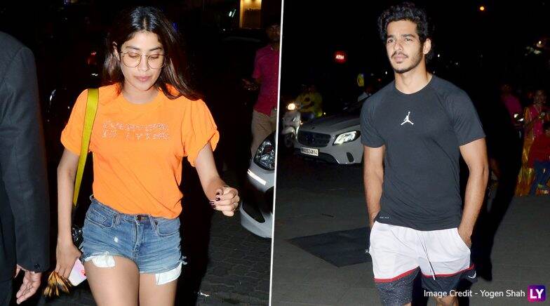 Janhvi Kapoor and Ishaan Khatter Gets Clicked By Paps Post Dinner Date 
