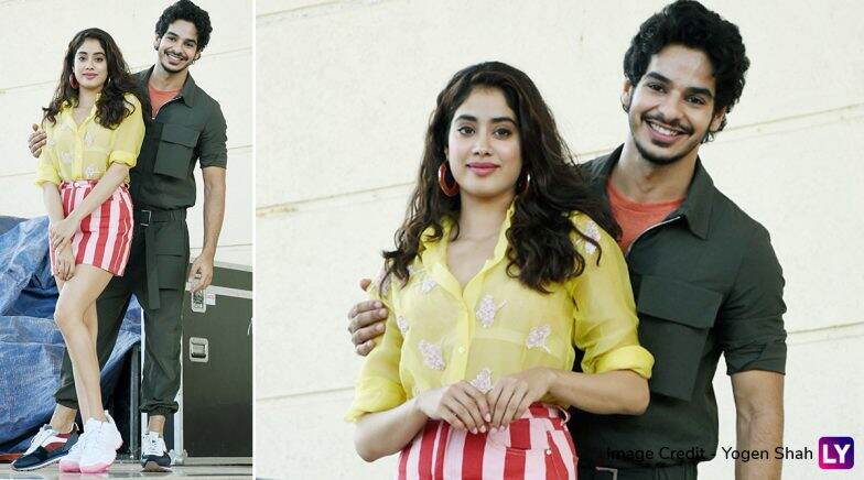 Janhvi Kapoor and Ishaan Khatter Spotted On the Sets of Movie Masti