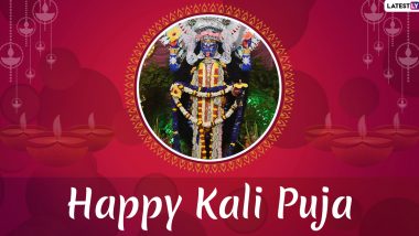 Happy Kali Puja 2019 Wishes: Share These Quotes, Greetings, Images, Statuses, WhatsApp Stickers, SMS, GIF Image to Wish Your Loved Ones