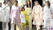 Fans Get to Catch A Glimpse Of Amitabh Bachchan and His Parivaar on Veteran Actor&rsquo;s 77th Birthday (View Pics)