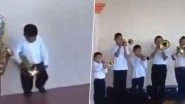 Cute Little Boy Teaches the Difference Between &lsquo;Doing&rsquo; and &lsquo;Loving&rsquo; Your Job! Watch His Cool Moves While Playing Trumpet in This Adorable Video