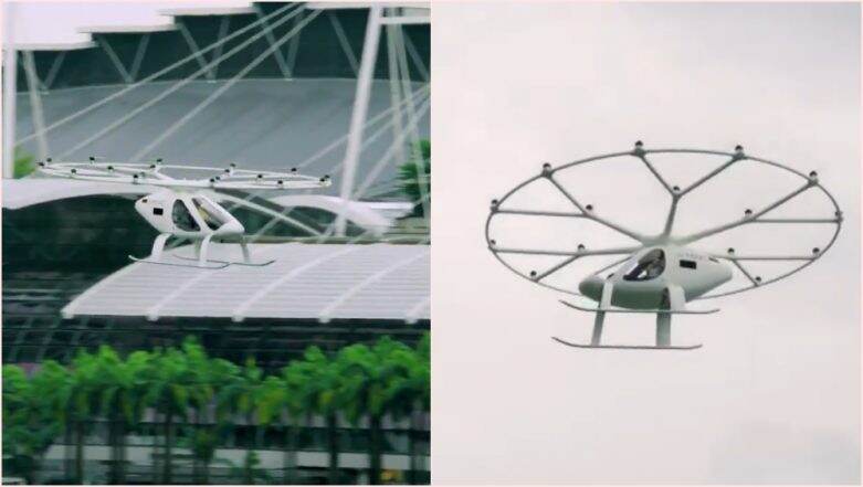 Volocopter 2X successfully completes its manned test drive at Singapore. 