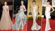 Anne Hathaway Birthday Special: 7 of Her Best Red Carpet Moments that Look Inspired From a Princess' Fashion Diaries (View Pics)