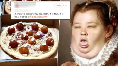 Gulab Jamun Pizza Is Going Viral on Twitter Leaving Disgusted Netizens Say, ‘Hey, Satan Called and He Wants His Dinner Back’ (Check Funny Memes and Jokes)