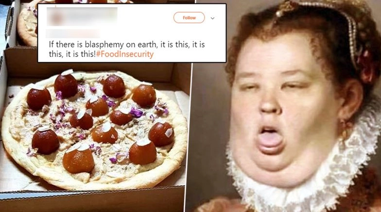 Gulab Jamun Pizza Is Going Viral on Twitter Leaving Disgusted Netizens share funny memes and jokes