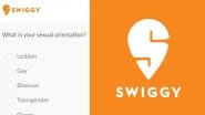 Swiggy Asks for Sexual Orientation of Its Potential Employees? Food Delivery Company Comes Clean With Reply on Twitter