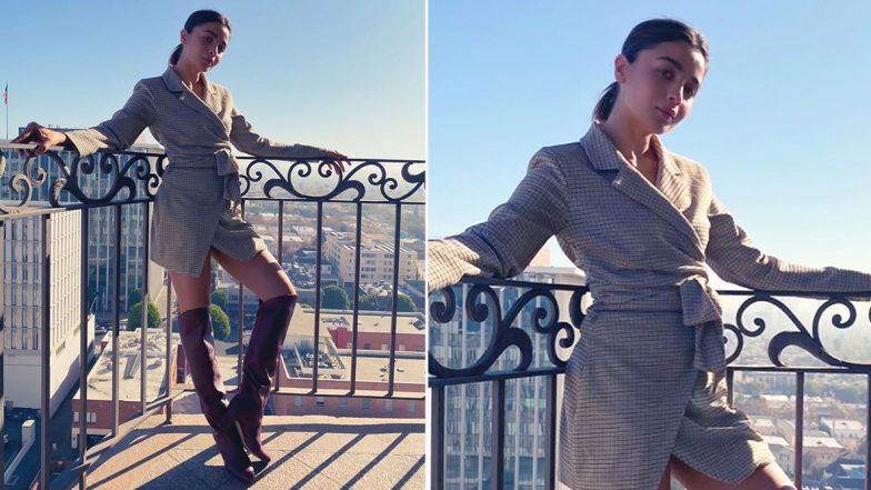 Yo or Hell No? Alia Bhatt's Blazer Dress by Song of Style During her Recent American Holiday