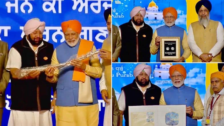 Kartarpur Corridor Inaugurated by PM Narendra Modi Ahead of 550th Birth Anniversary of Guru Nanak Dev, Flags Off First Batch of Over 500 Pilgrims Kartarpur Corridor Inaugurated by PM Narendra Modi Ahead of 550th Birth Anniversary of Guru Nanak Dev, Flags Off First Batch of Over 500 Pilgrims