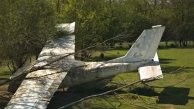 Gender Reveal Stunt Goes Wrong! Plane With 1324 Litres of Pink Water Crashes in Texas (Watch Video)