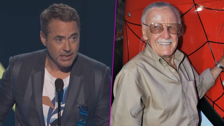 Robert Downey Jr Devotes His People’s Choice Award 2019 to Marvel Man Stan Lee