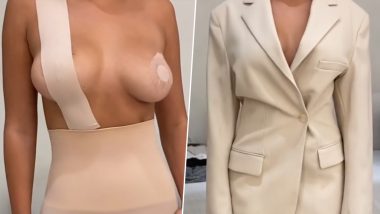 Kim Kardashian Shows You How to Get Gravity-Defying Breasts Using SKIMS Body Tate and Pasties (Watch Video Tutorial)