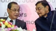 CJI Ranjan Gogoi's Last Working Day Today, To Retire on November 17, SA Bobde to Take Over as Next CJI of India