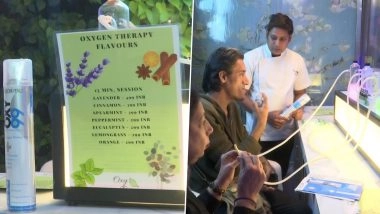 Delhi Air Pollution: Oxygen Bar &lsquo;Oxy Pure&rsquo; Offers Pure Oxygen to Customers Amid High Pollution Levels