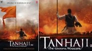 Tanhaji: The Unsung Warrior Motion Poster - Ajay Devgn Proudly Holds the Maratha Flag With Swaraj on His Mind, Trailer to be Out on November 19