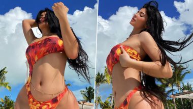 Kylie Jenner in an Itsy-Bitsy Bikini Looks like a Beach-Side Goddess (View Pic)