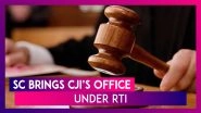 Supreme Court Brings Chief Justice Of India&rsquo;s Office Under Right To Information Act