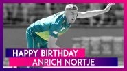 Happy Birthday Anrich Nortje: Things to know about the South African Pacer