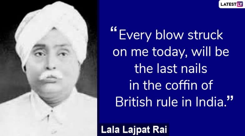 Top quotes and slogans of Lala Lajpat Rai