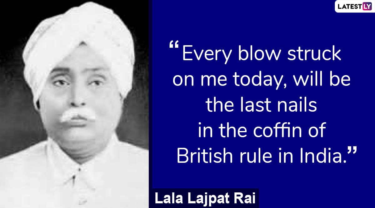 Top quotes and slogans of Lala Lajpat Rai