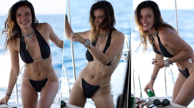 After Nude Bathroom Post, Pornhub Director Bella Thorne Shares Bikini Snaps