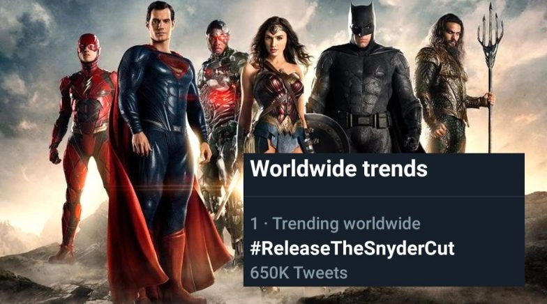 #ReleaseTheSnyderCut: DC Fanboys' Demand for Zack Snyder’s ‘Justice League’ Cut (Read Tweets)