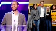 Prince Harry Makes First-Time Appearance on an Award Show to Felicitate Young Kids Making a Difference (View Pics)