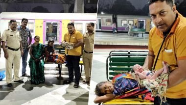 Mumbai: Woman Travelling in Local Train From Nerul Delivers Baby at Panvel Railway Station