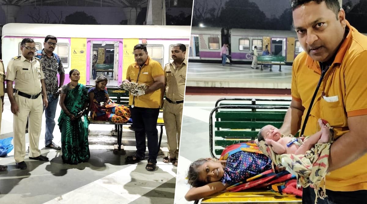 Mumbai: Woman Travelling in Local Train From Nerul Delivers Baby at Panvel Railway Station Mumbai: Woman Travelling in Local Train From Nerul Delivers Baby at Panvel Railway Station