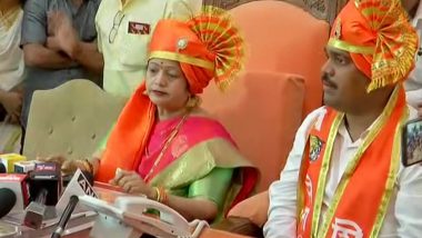 Mumbai Mayor Polls 2019: Shiv Sena Leaders Kishori Pednekar and Suhas Wadkar Elected As Mayor and Deputy Mayor of BMC Unopposed