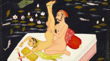 Picture of Ancient Indian Couple Doing Acrobatic Sex 'On a Lake from Mewar' Goes Viral! Twitter Comes up with Hilarious Memes