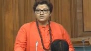 Nathuram Godse a 'Deshbhakt': BJP MP Pragya Thakur Refers to Mahatma Gandhi's Assassin as Patriot in Lok Sabha