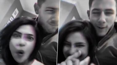 Priyanka Chopra and Nick Jonas Celebrate Thanksgiving With a Big Spread of Delicious Food and Fun Instagram Filters (Watch Videos) 