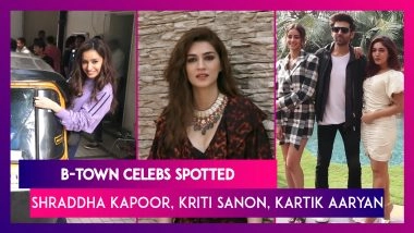 Shraddha Kapoor, Kriti Sanon, Kartik Aaryan & Other Celebs Spotted