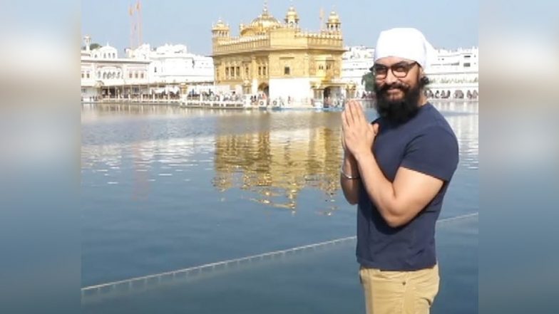 Aamir Khan Seeks Blessings at the Holy Golden Temple Taking Time From Laal Singh Chaddha Shoot (View Pics)