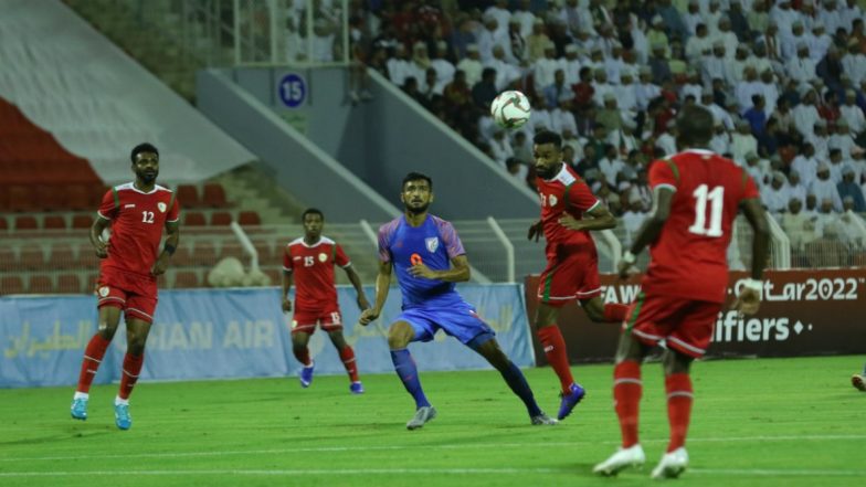 India vs Oman, 2022 FIFA World Cup Qualifiers Result: Sunil Chettri and Boys Lose to Oman 1-0 in a Hard-Fought Match
