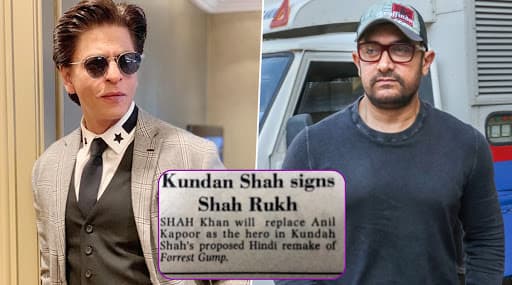 The Forrest Gump remake moved from Anil Kapoor to Shah Rukh Khan to Aamir Khan