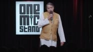 Shashi Tharoor Turns Standup Comedian and Teaches Us a New English Word &lsquo;Recalcitrance&rsquo; in the Promo of Amazon Prime&rsquo;s One Mic Stand (Watch Video)