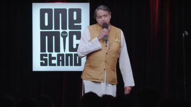 Shashi Tharoor Turns Standup Comedian and Teaches Us a New English Word ‘Recalcitrance’ in the Promo of Amazon Prime’s One Mic Stand (Watch Video)