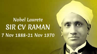 C.V. Raman's 131st Birth Anniversary: Twitter Wishes the Nobel Laureate with Inspirational Quotes and Messages