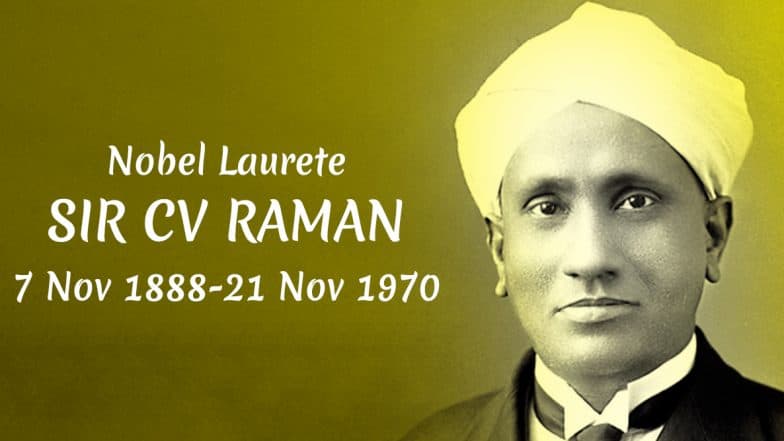 C.V. Raman's 131st Birth Anniversary: Twitter Wishes the Nobel Laureate ...