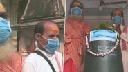 Uttar Pradesh Pollution: Shivling at Tarkeshwar Mahadev Temple in Varanasi Covered With Mask to Protect &lsquo;Bhole Baba&rsquo; From Poisonous Air; See Pics