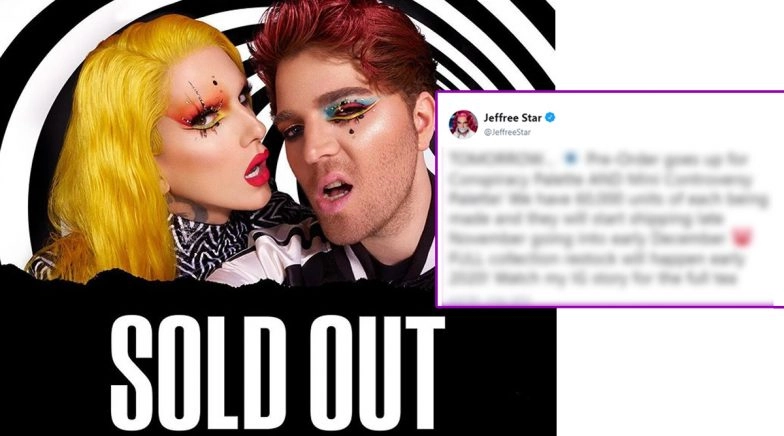 Shane Dawson and Jeffree Star’s Conspiracy Collection Restocked