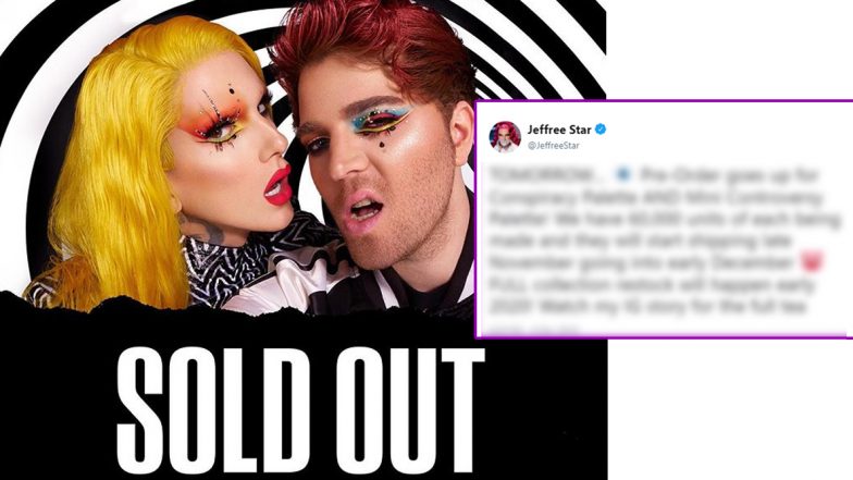 Shane Dawson and Jeffree Star’s Conspiracy Collection To Be Restocked! YouTubers Promise Pre-Orders for Conspiracy and Mini Controversy Palette