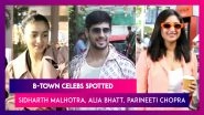 Sidharth Malhotra, Alia Bhatt, Parineeti Chopra and Other Celebs Spotted